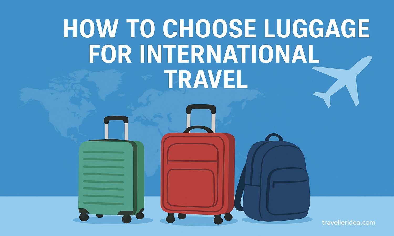 how to choose luggage for international travel
