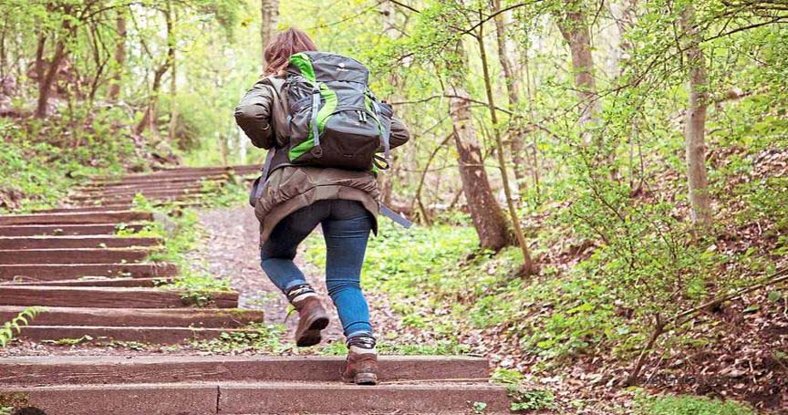 Walking with Weights in Backpack