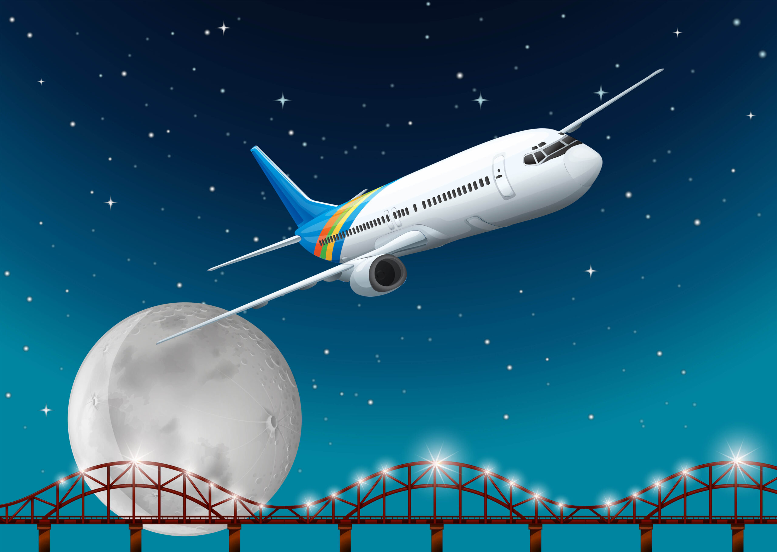 is flying at night safe